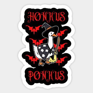 Honkus Ponkus | Honkus Ponkus Duck | Halloween Sticker